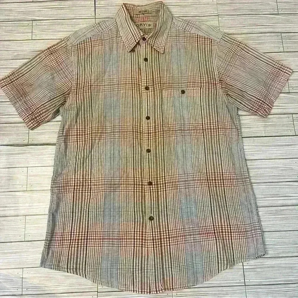 Orvis 100% Cotton Button Down Shirt - Picture 1 of 4